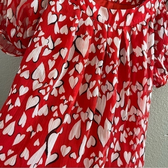 Heart print blouse - Picture 3 of 6